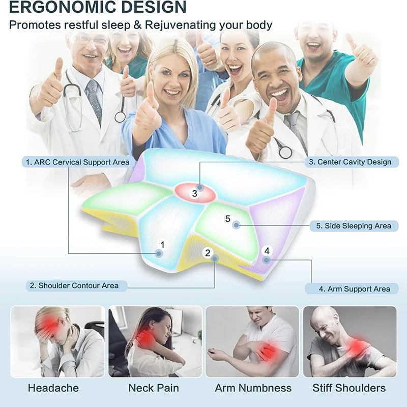 Oreiller orthopédique Contour