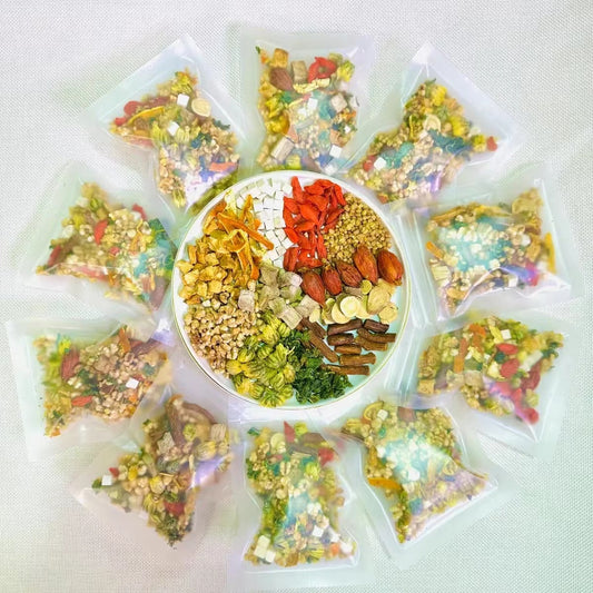 Chicory Gardenia Kudzu Mulberry Leaf Pure Hand made Tea